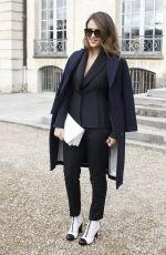 JESSICA ALBA at Christian Dior Fashion Show in Paris