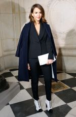 JESSICA ALBA at Christian Dior Fashion Show in Paris