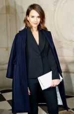 JESSICA ALBA at Christian Dior Fashion Show in Paris