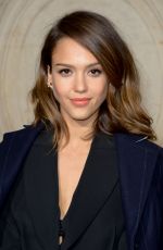 JESSICA ALBA at Christian Dior Fashion Show in Paris