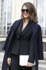 JESSICA ALBA at Christian Dior Fashion Show in Paris
