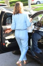 JESSICA ALBA Heading to a Party in Los Angeles