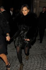 JESSICA ALBA Leaves Porter Magazine Party in Paris