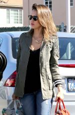 JESSICA ALBA Out and About in Brentwood
