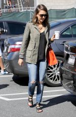 JESSICA ALBA Out and About in Brentwood
