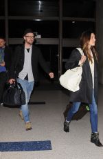 JESSICA BIEL and Justin Timberlake Arrives at LAX Airport
