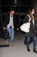 JESSICA BIEL and Justin Timberlake Arrives at LAX Airport