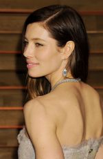 JESSICA BIEL at Vanity Fair Oscar Party in Hollywood