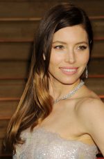 JESSICA BIEL at Vanity Fair Oscar Party in Hollywood