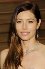 JESSICA BIEL at Vanity Fair Oscar Party in Hollywood