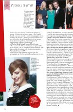 JESSICA CHASTAIN in Grazia Magazine, April 2014 Issue