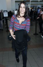 JESSICA LOWNDES Arrives at LAX Airport