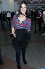JESSICA LOWNDES Arrives at LAX Airport