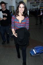 JESSICA LOWNDES Arrives at LAX Airport