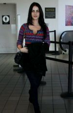 JESSICA LOWNDES Arrives at LAX Airport