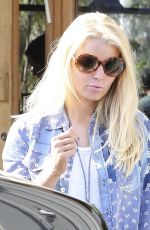 JESSICA SIMPSON in DAisy Dukes Out in Malibu