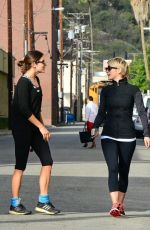 JULIANNE HOUGH and NIKKI REED Leaves a Gym in Studio City