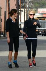 JULIANNE HOUGH and NIKKI REED Leaves a Gym in Studio City