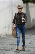 JULIANNE HOUGH Grabbs Some Coffee in Los Angeles