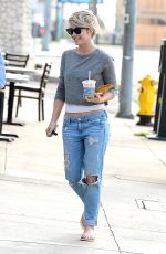 JULIANNE HOUGH in Ripped Jeans Out in Los Angeles