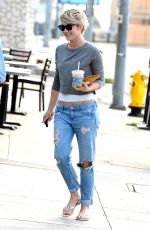 JULIANNE HOUGH in Ripped Jeans Out in Los Angeles