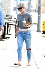JULIANNE HOUGH in Ripped Jeans Out in Los Angeles