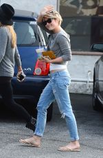 JULIANNE HOUGH in Ripped Jeans Out in Los Angeles