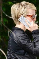 JULIANNE HOUGH Takes Her Dogs for a Walk in Los Angeles