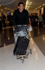 JULIE BENZ at LAX Airport in Los Angeles