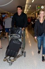JULIE BENZ at LAX Airport in Los Angeles