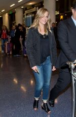 JULIE BENZ at LAX Airport in Los Angeles