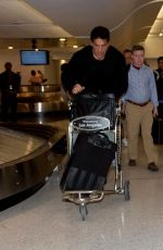 JULIE BENZ at LAX Airport in Los Angeles