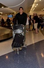 JULIE BENZ at LAX Airport in Los Angeles