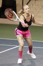 KALEY CUOCOC at at Charity Tennis Match in Calabasas