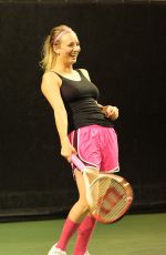 KALEY CUOCOC at at Charity Tennis Match in Calabasas
