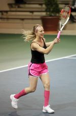 KALEY CUOCOC at at Charity Tennis Match in Calabasas