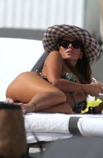 KARINA JELINEK in Bikini on the Beach in Miami