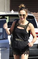 KARINA SMIRNOFF Leaves DWTS Rehearsals in West Hollywood