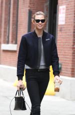 KARLIE KLOSS on Her Way to Milk Studios