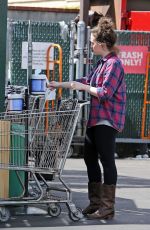 KAT DENNINGS Shopping at Whole Foods in Studio City