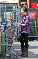 KAT DENNINGS Shopping at Whole Foods in Studio City