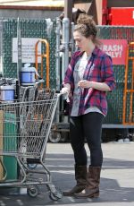 KAT DENNINGS Shopping at Whole Foods in Studio City