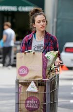 KAT DENNINGS Shopping at Whole Foods in Studio City