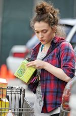 KAT DENNINGS Shopping at Whole Foods in Studio City