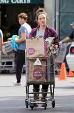 KAT DENNINGS Shopping at Whole Foods in Studio City