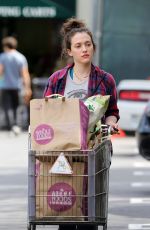 KAT DENNINGS Shopping at Whole Foods in Studio City