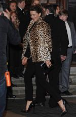 KATE BECKINSALE at I Can’t Sing! The X Factor Musical Press Night in London