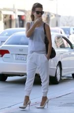 KATE BECKINSALE Leaves a Spa in Brentwood