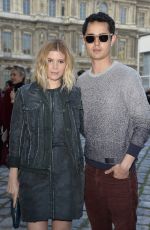 KATE MARA Arrives at Louis Vuitton Fashion Show in Paris