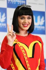 KATY PERRY at U Express Live Press Conference in Japan
